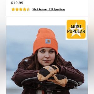 Carhartt Beanie - Bright Orange